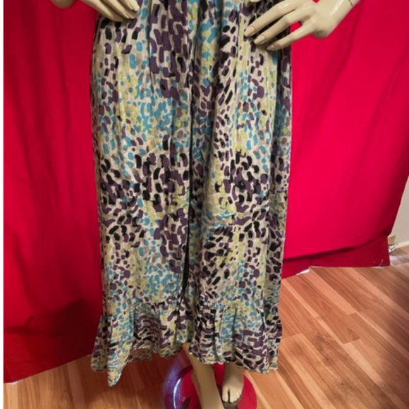 BCBGeneration Floral Cotton Maxi Dress Size Small - Picture 6 of 8